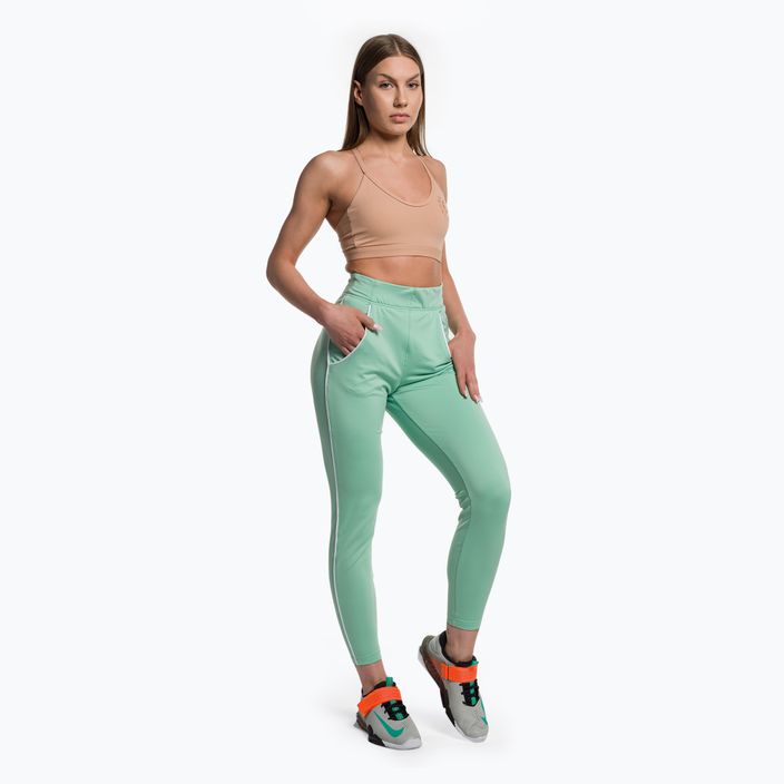 Moteriškos treniruočių kelnės Gymshark Recess Track cactus green 2