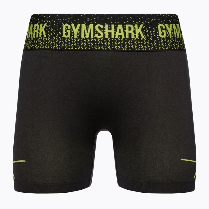 Moteriški treniruočių šortai Gymshark Apex Seamless Low Rise green/black 5