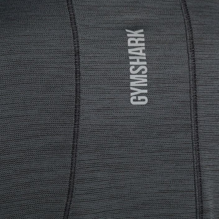 Moteriški marškinėliai Gymshark Running Top SS tamsiai pilkos spalvos treniruočių marškinėliai 8