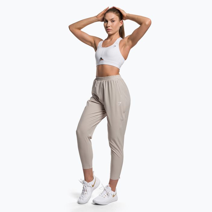 Gymshark Pulse Sportinė fitneso liemenėlė balta 2