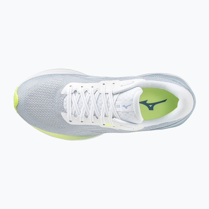 Moteriški bėgimo batai Mizuno Skyrise 3 white/ white/ neo lime 5