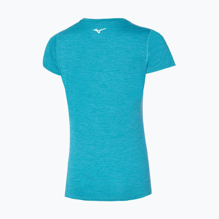 Moteriški bėgimo marškinėliai Mizuno Impulse Core Tee algiers blue 2