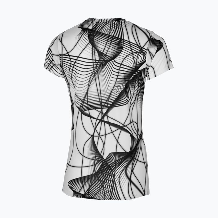 Moteriški bėgimo marškinėliai Mizuno Graphic Tee white 2