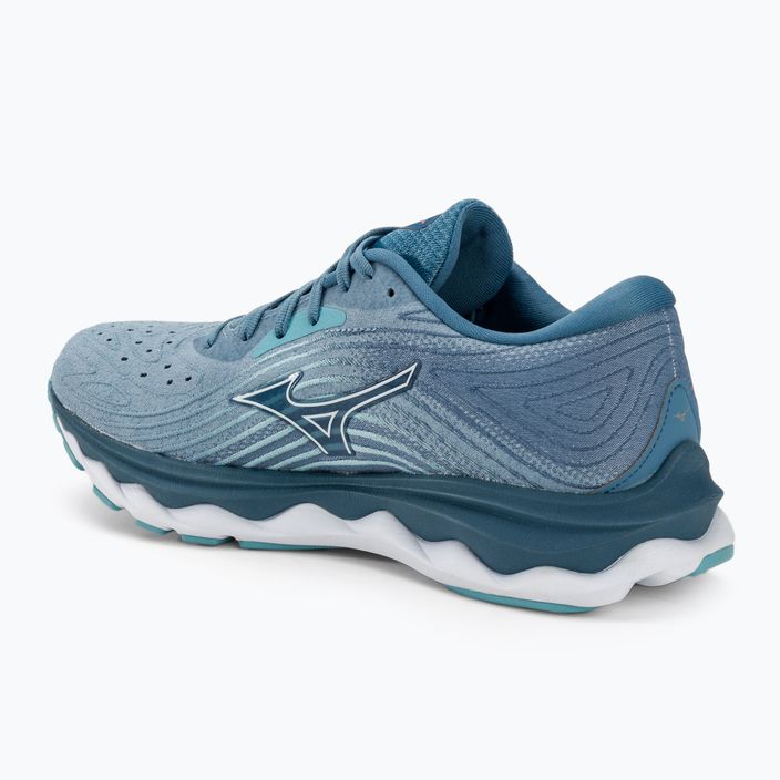 Moteriški bėgimo batai Mizuno Wave Sky 6 blue shadow/white/milky blue 3