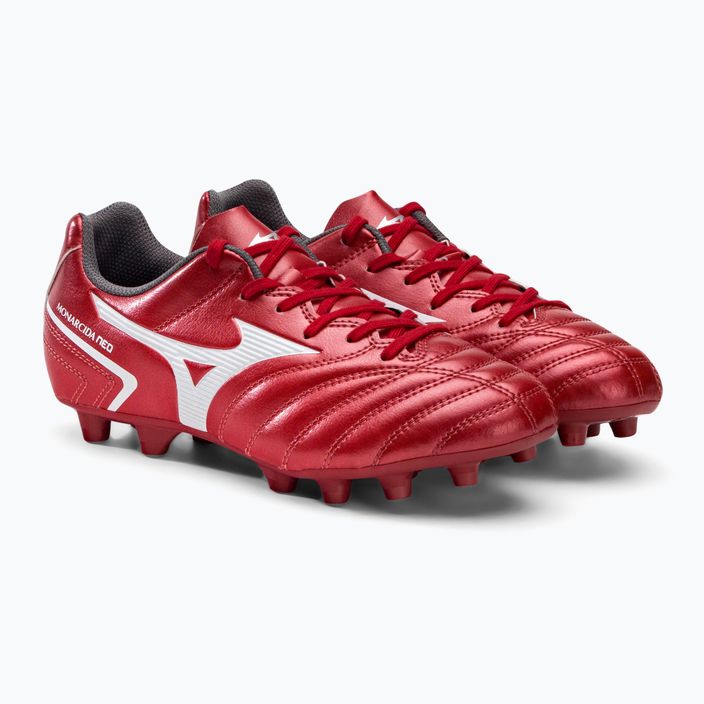 Vaikiški futbolo batai Mizuno Monarcida II Sel MD raudoni P1GB222560 4