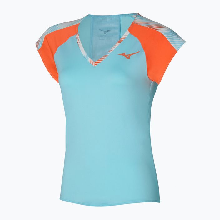 Moteriški teniso marškinėliai Mizuno Printed Tee blue 62GAA20127