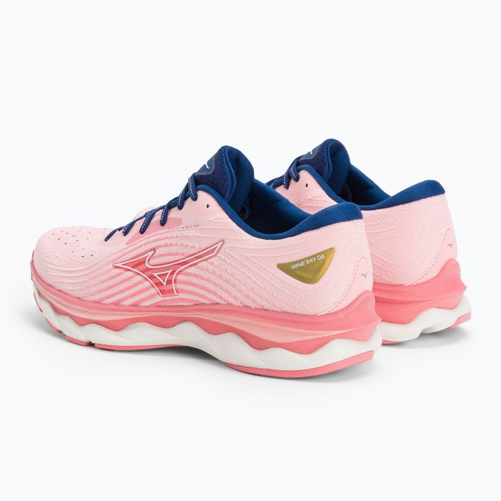 Moteriški bėgimo bateliai Mizuno Wave Sky 6 pink J1GD220273 5