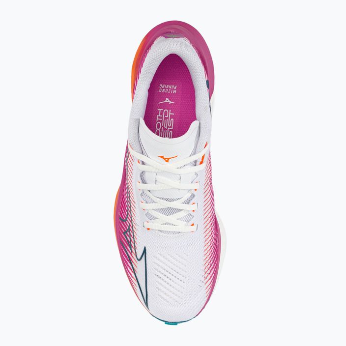 Mizuno Wave Rebellion Pro bėgimo bateliai baltos ir rožinės spalvos J1GD231721 9