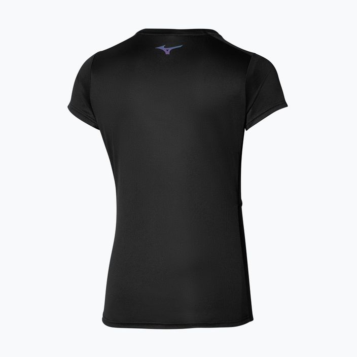 Moteriški marškinėliai Mizuno Two Loops 8 Tee black 2