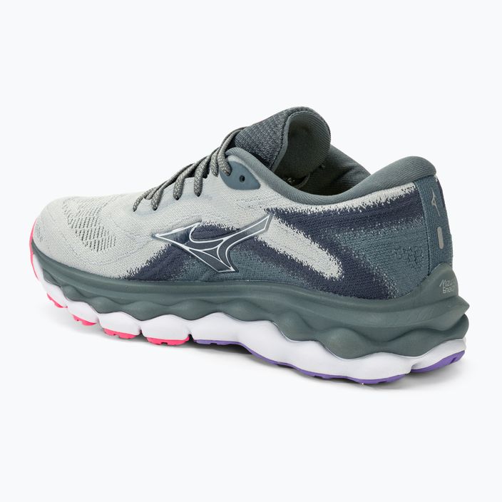 Moteriški bėgimo batai Mizuno Wave Sky 7 pblue/white/high vs pink 3