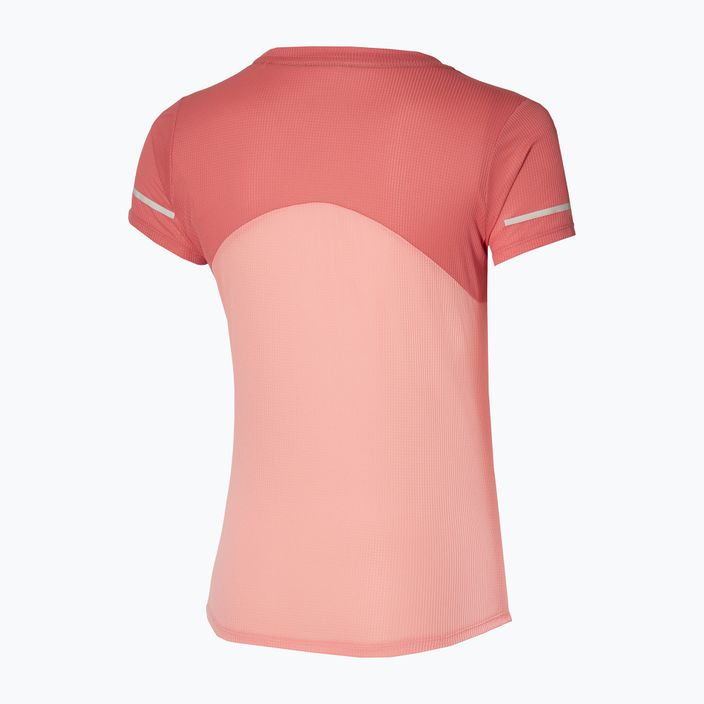 Moteriški bėgimo marškinėliai Mizuno DryAeroFlow Tee apricot blush 2