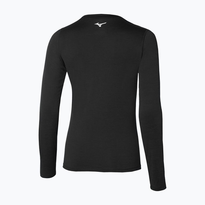 Moteriški marškinėliai ilgomis rankovėmis Mizuno Impulse Core LS Tee black 4