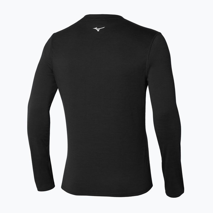 Vyriški marškinėliai ilgomis rankovėmis Mizuno Impulse Core LS Tee black 2