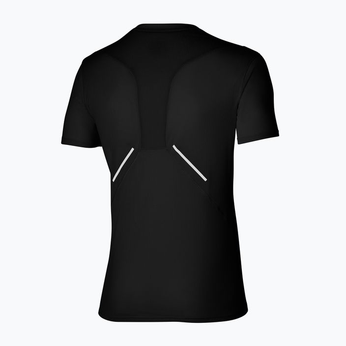 Vyriški bėgimo marškinėliai Mizuno DryAeroFlow Tee black 2