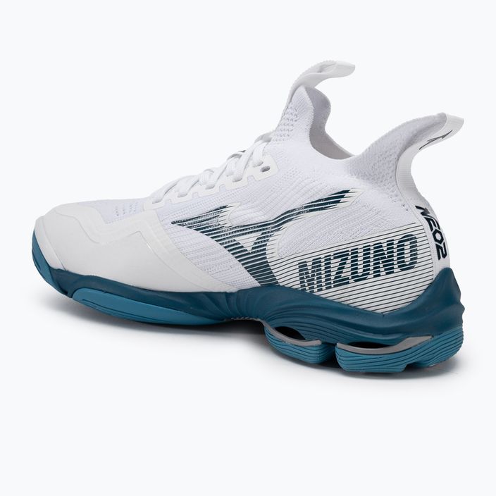 Vyriški tinklinio batai Mizuno Wave Lightning Neo2 white/sailor blue/silver 3