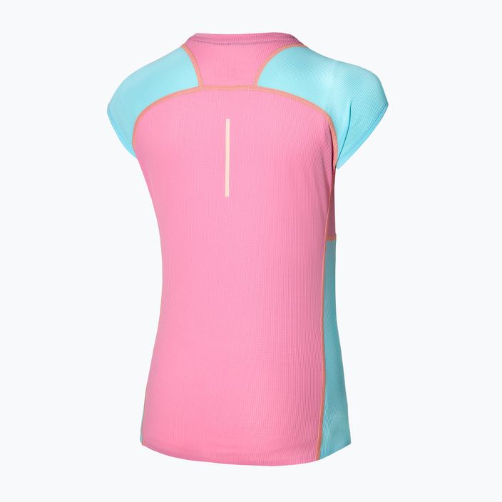 Moteriški bėgimo marškinėliai Mizuno Aero Tee lilac chiffon 2
