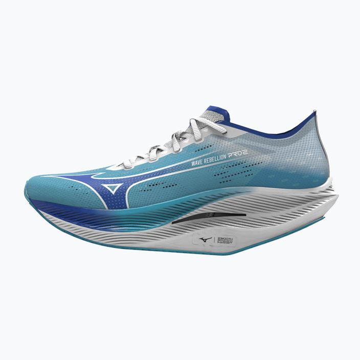 Vyriški bėgimo batai Mizuno Wave Rebellion Pro 2 river blue/mugen blue/white