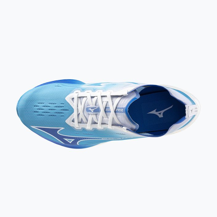 Vyriški bėgimo batai Mizuno Wave Rebellion Pro 2 river blue/mugen blue/white 5