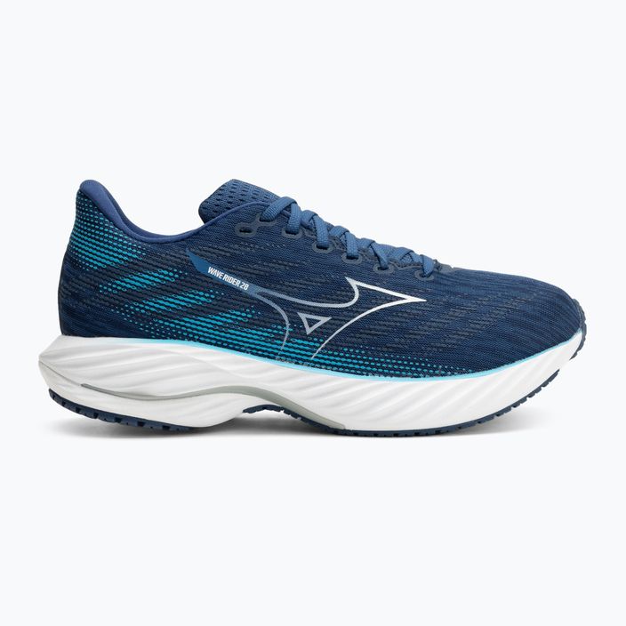 Vyriški bėgimo batai Mizuno Wave Rider 28 estate blue/white/river blue 2