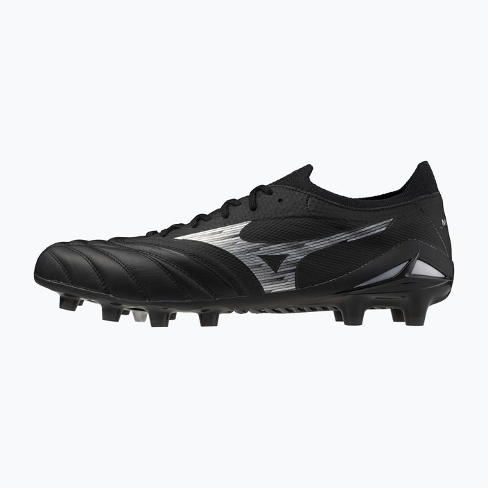 Vyriški futbolo batai Mizuno Morelia Neo IV β Elite FG black/galaxy silver