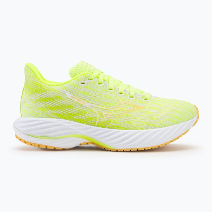 Moteriški bėgimo batai Mizuno Wave Rider 28 mizuno neo lime/flax/mizuno snow white 2