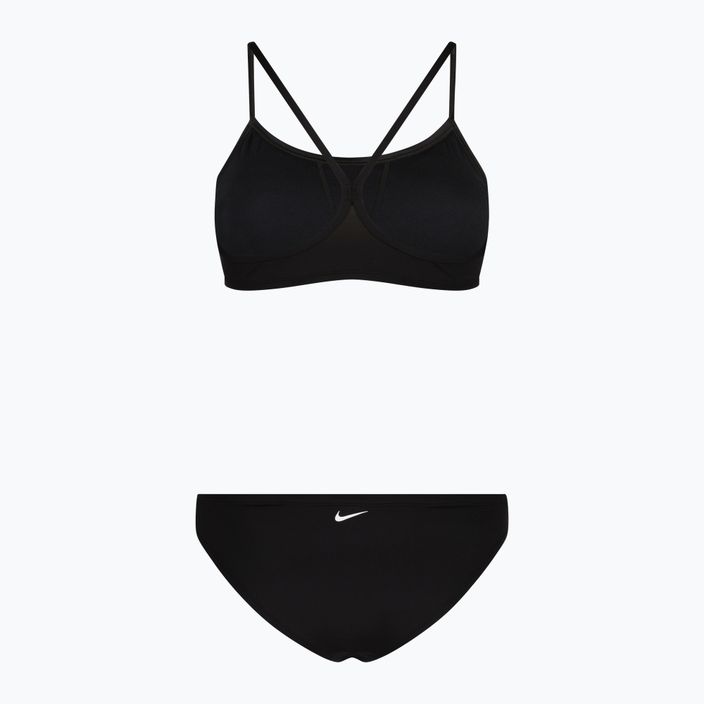 Moteriškas dviejų dalių maudymosi kostiumėlis Nike Essential Sports Bikini black NESSA211-001 2