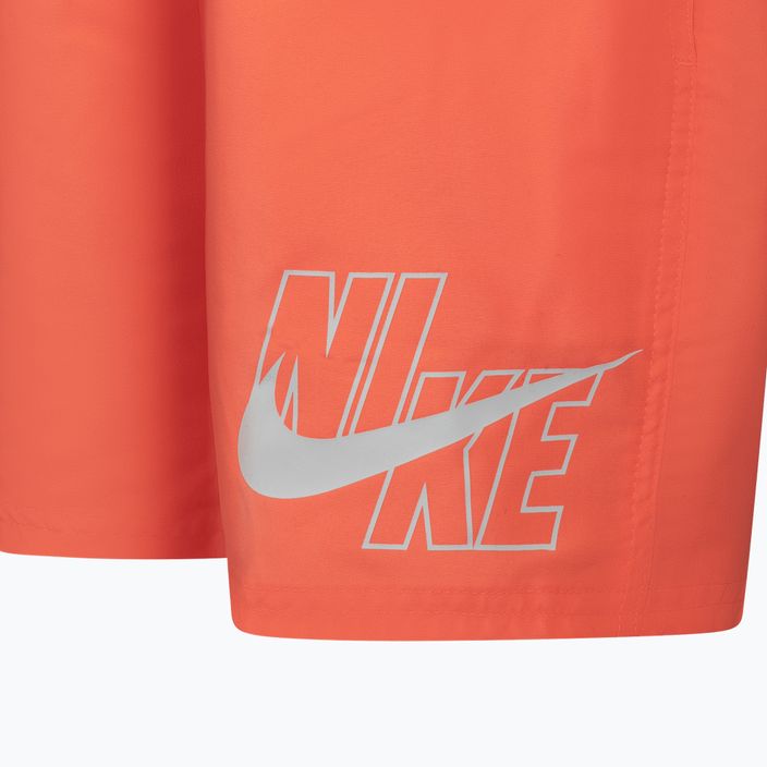 Nike Logo Solid Lap vaikiški maudymosi šortai oranžiniai NESSA771-821 3