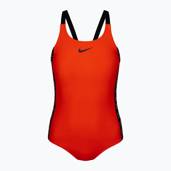 Vaikiškas vientisas maudymosi kostiumėlis Nike Logo Tape red NESSB758