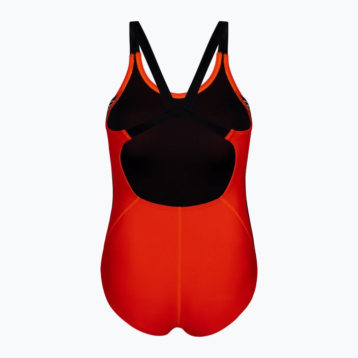 Vaikiškas vientisas maudymosi kostiumėlis Nike Logo Tape red NESSB758 2