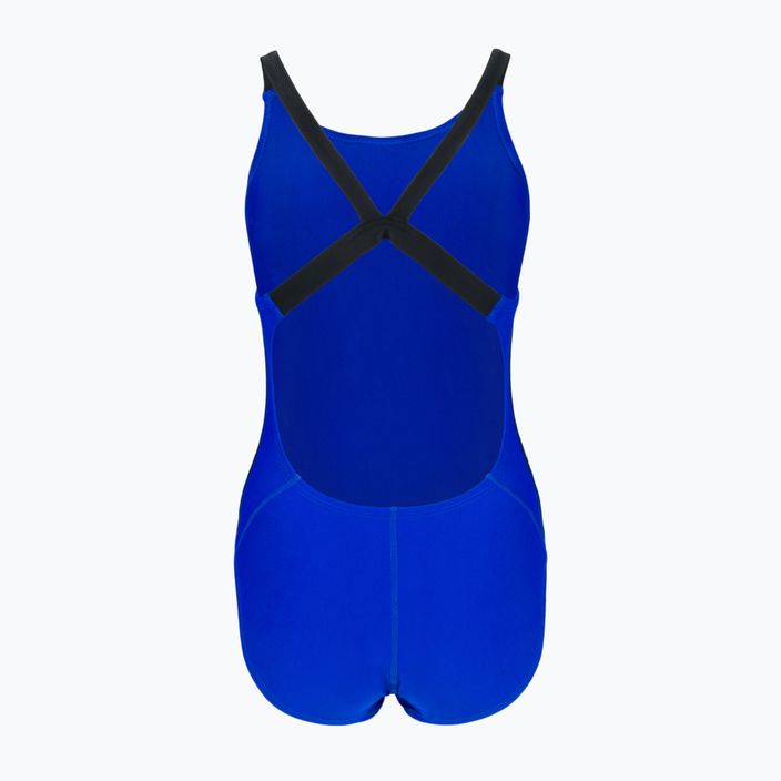 Moteriškas vientisas maudymosi kostiumėlis Nike Logo Tape Fastback blue NESSB130-416 2