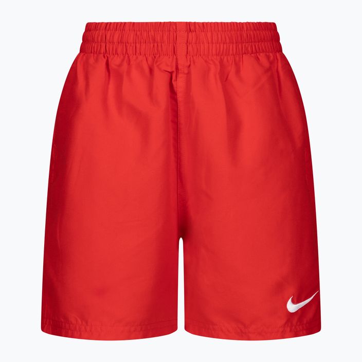 Nike Essential 4" Volley vaikiški maudymosi šortai raudoni NESSB866-614