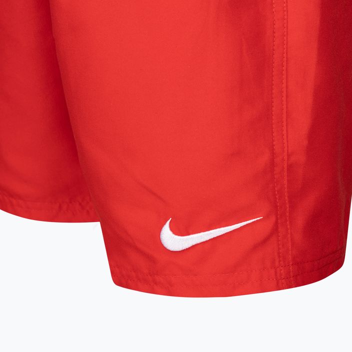 Nike Essential 4" Volley vaikiški maudymosi šortai raudoni NESSB866-614 3