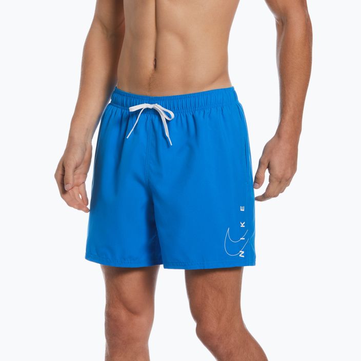 Vyriški "Nike Swoosh Break 5" Volley" maudymosi šortai mėlyni NESSC601-458 3