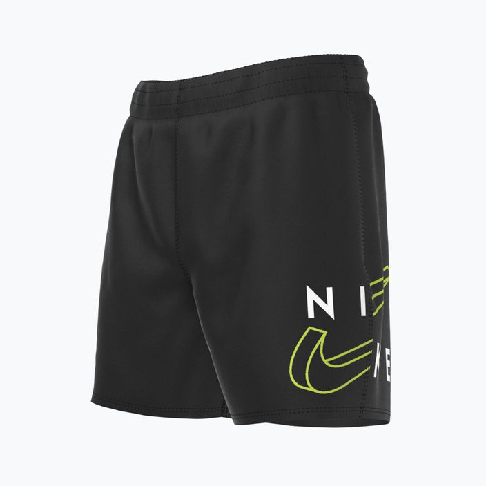 Nike Split Logo 4" Volley vaikų maudymosi šortai juodi NESSC786-001 5
