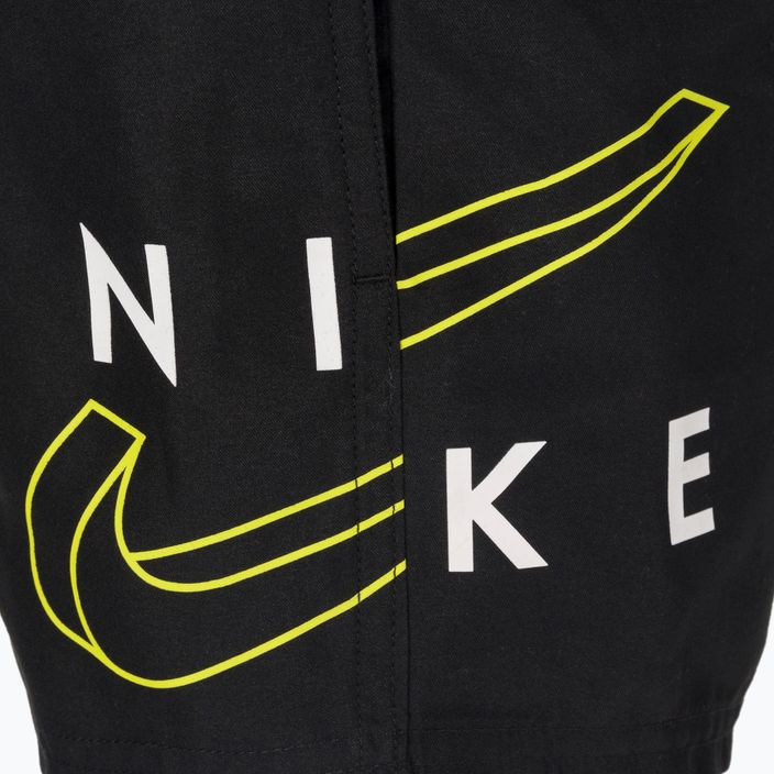 Nike Split Logo 4" Volley vaikų maudymosi šortai juodi NESSC786-001 3