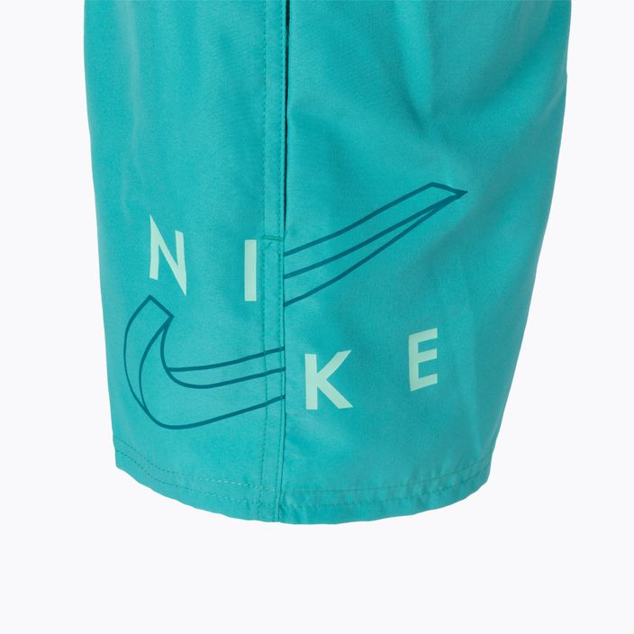 Nike Split Logo 4" Volley žali vaikiški maudymosi šortai NESSC786-339 3