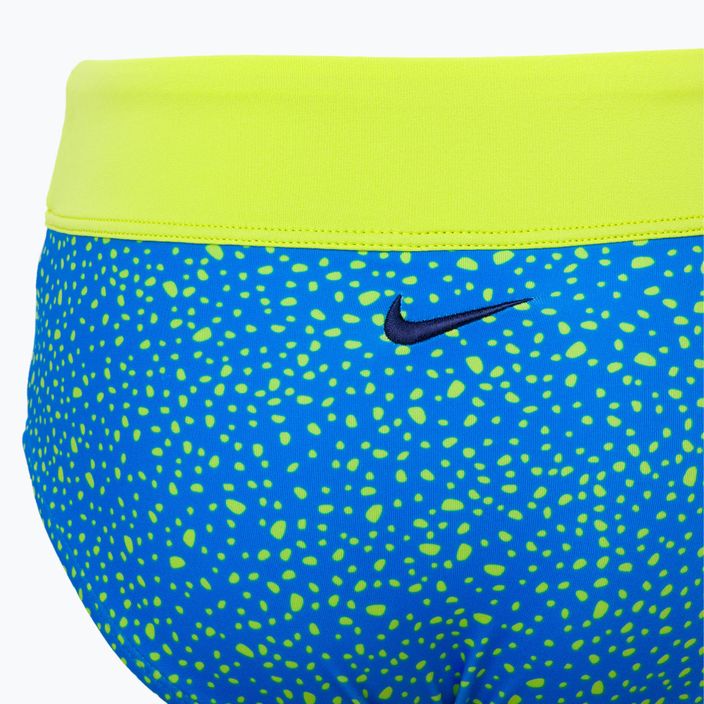 Vaikiškas dviejų dalių maudymosi kostiumėlis Nike Water Dots Asymmetrical blue NESSC725-458 4
