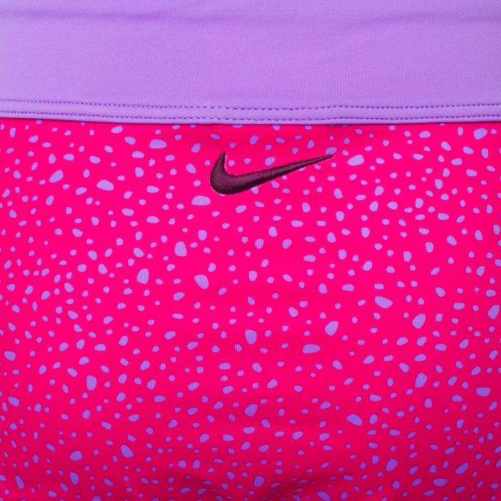 Vaikiškas dviejų dalių maudymosi kostiumėlis Nike Water Dots Asymmetrical pink NESSC725-672 4
