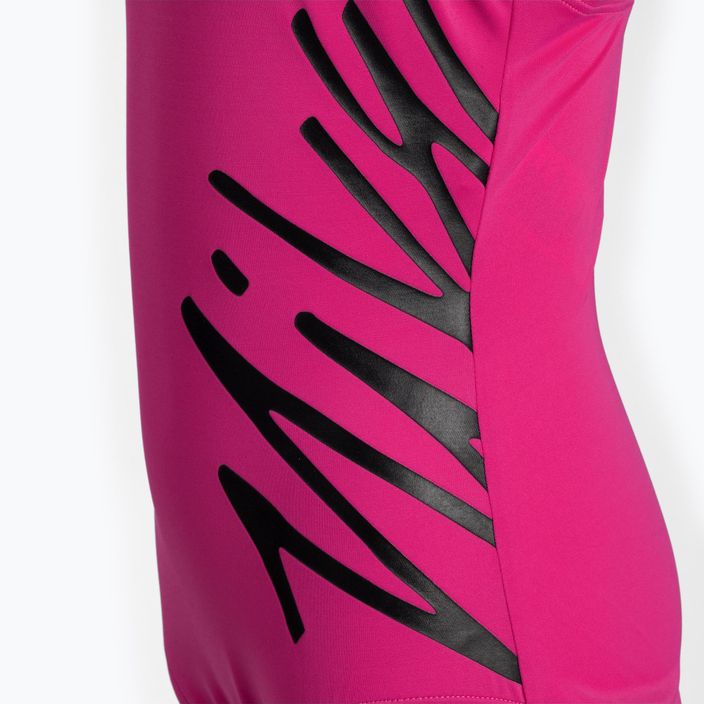 Nike Crossback rožinės spalvos vientisas vaikiškas maudymosi kostiumėlis NESSC727-672 3