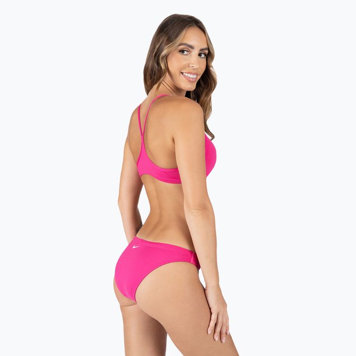 Moteriškas dviejų dalių maudymosi kostiumėlis Nike Essential Sports Bikini pink NESSA211-672 3