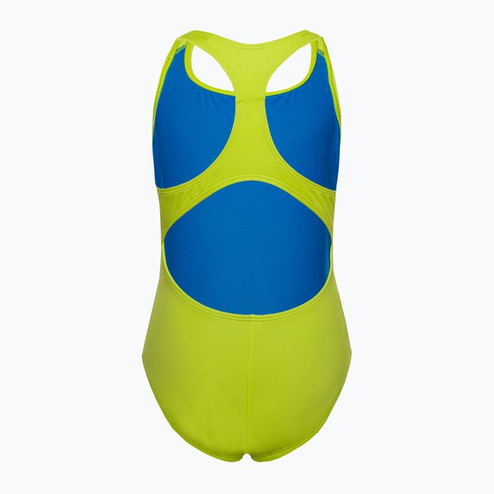 Nike Essential Racerback vaikiškas vientisas maudymosi kostiumėlis žalias NESSB711-312 2