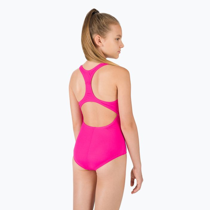 Nike Essential Racerback vaikiškas vientisas maudymosi kostiumėlis rožinės spalvos NESSB711-672 3