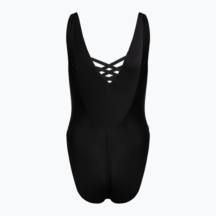 Nike Sneakerkini U-Back moteriškas vientisas maudymosi kostiumėlis juodas NESSC254-001 2