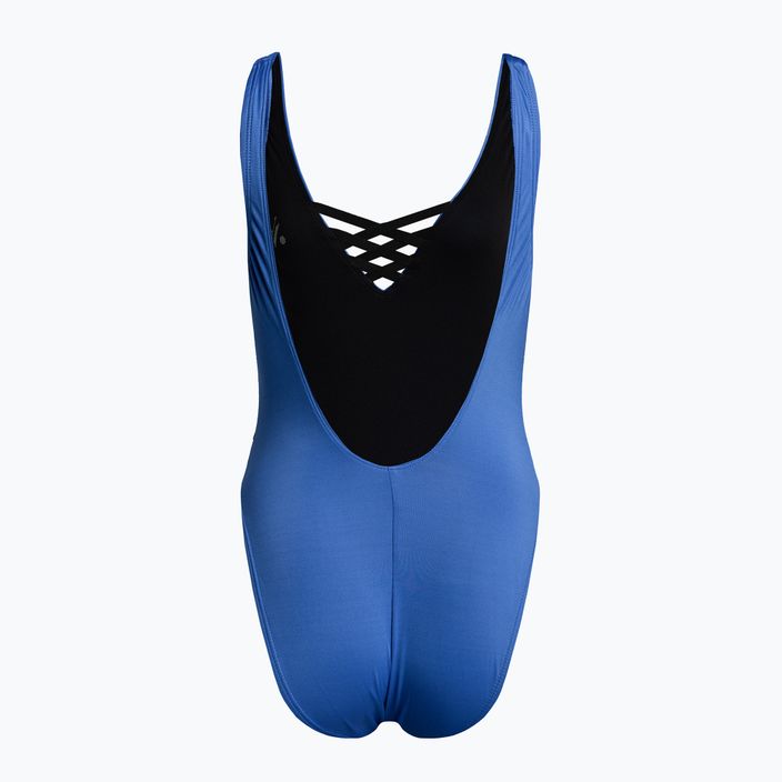 Nike Sneakerkini U-Back moteriškas vientisas maudymosi kostiumėlis mėlynas NESSC254-442 2