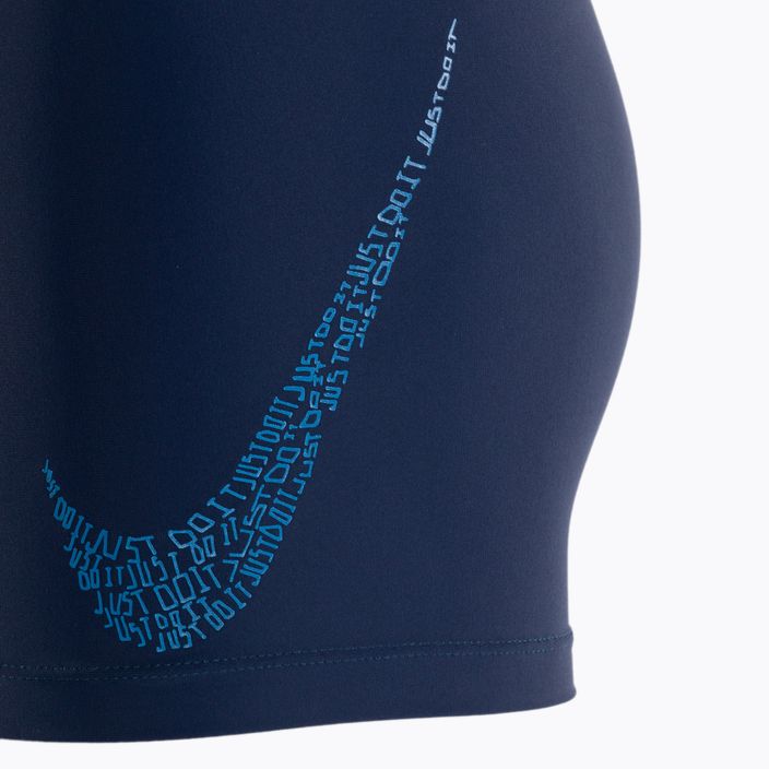 Vyriški Nike Jdi Swoosh Square Leg maudymosi bokseriai tamsiai mėlyni NESSC581-440 3