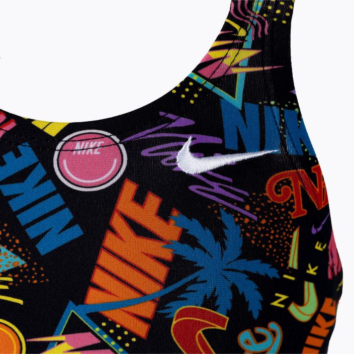 Nike daugkartinės spaudos Fastback vaikiškas vientisas maudymosi kostiumėlis Spalva NESSC755-737 3