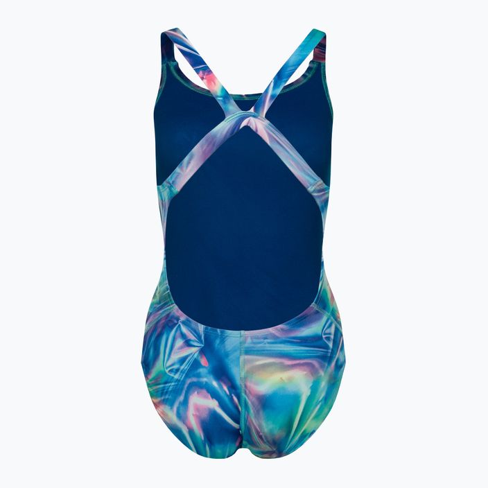 Moteriškas vientisas maudymosi kostiumėlis Nike Multiple Print Fastback color NESSC010-969 2
