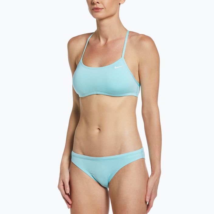 Moteriškas dviejų dalių maudymosi kostiumėlis Nike Essential Sports Bikini blue NESSA211-437 7