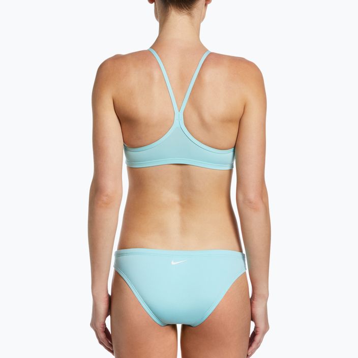Moteriškas dviejų dalių maudymosi kostiumėlis Nike Essential Sports Bikini blue NESSA211-437 8