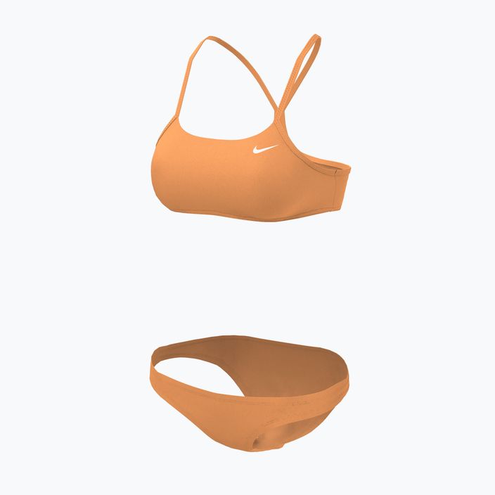 Moteriškas dviejų dalių maudymosi kostiumėlis Nike Essential Sports Bikini orange NESSA211-832 5